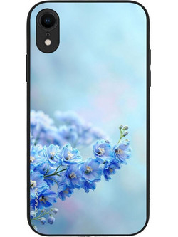 Sonique Sunset in Eden Series Back Cover Blue Delphia (iPhone XR)
