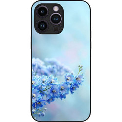 Sonique Sunset in Eden Series Blue Delphia Back Cover (iPhone 14 Pro Max)