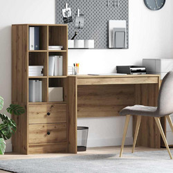 Γραφείο Artisan Oak 145.5 x 50 x 127 εκ 2 τμχ. 3337376