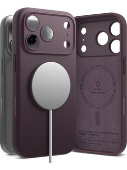 Ringke Silicone Magnetic MagSafe Back Cover Dark Cherry (iPhone 18 Pro Max)