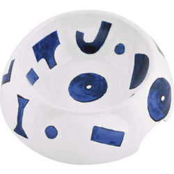 Μπωλ Φαγητού Σκύλου Itsumo NF15L 2 Φ25x8cm 1200ml White-Blue Alessi