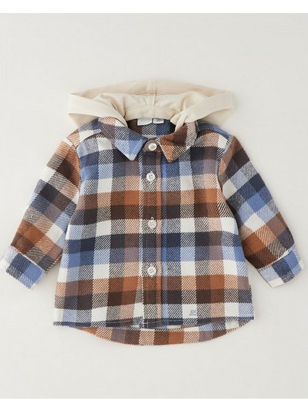 IDO LONG SLEEVED SHIRT - 4.H164/00 - ΑΓΟΡΙ - MOCHA MOUSSE
