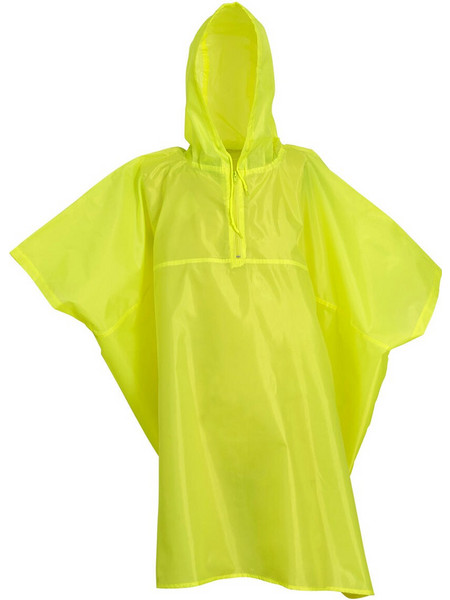 Αδιάβροχο poncho Yoko Promo με μεγάλη κουκούλα HVS470 Fluo Yellow