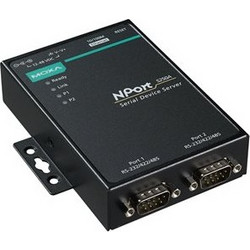 MOXA NPort 5250A, 2-Port RS-232/422/485 Serial Device Server