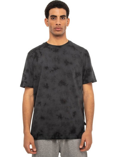 BE:NATION Tie Dye Effect S/S Tee - ΜΑΥΡΟ, Μέγεθος L, Χρώμα ΜΑΥΡΟ