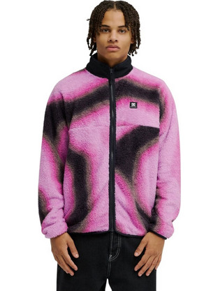 DC Lynx Sherpa Ανδρική Ζακέτα Fleece με Φερμουάρ Lilac