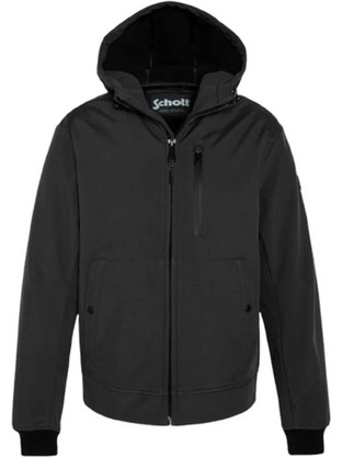 Schott Softs Ανδρικό Μπουφάν Parka Μαύρο KALE-BLACK