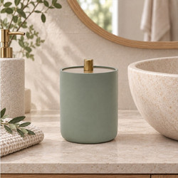 ORGANIZERS & ΘΉΚΕΣ ΤΑΚΤΟΠΟΊΗΣΗΣ COTTON JAR PLAIN POLYRESIN ORIA CEDRE DOUCEUR D IN