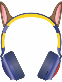 Lexibook Paw Patrol Ασύρματα Bluetooth Παιδικά Ακουστικά On Ear Μπλε Κίτρινα