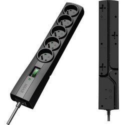 Πολύπριζο Ασφαλείας Ever T/LZ09-CLA050/0000 Black 5 sockets