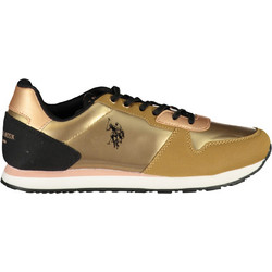U.S. Polo Assn. Γυναικεία Sneakers Χρυσά Μαύρα NOBIK011KCNH2-ORBRWBLK01