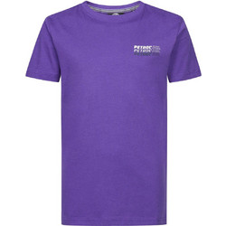 Petrol Industries Logo Ανδρικό T-Shirt Dark Grape M-1030-TSR646-4001 Purple
