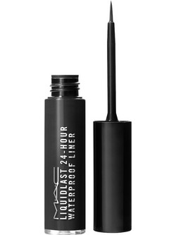 MAC Liquidlast 24-Hour Liner Eye Line Point Black Αδιάβροχο Πινέλο Eyeliner 2.5ml