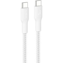 Belkin USB-C/USB-C Cable 240W 3m braided, white CAB025hq3MWH