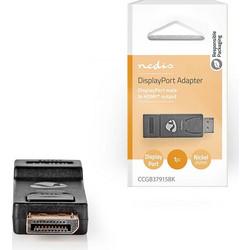 NEDIS CCGB37915BK Αντάπτορας DisplayPort αρσ. σε HDMI θηλ