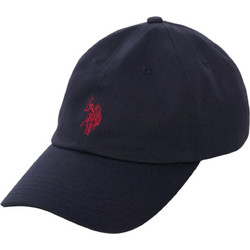 U.S. Polo Assn. Ανδρικό Καπέλο Jockey Υφασμάτινο Μαύρο 001-1-177