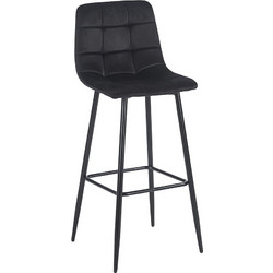 NORA BLACK VELVET ΥΦΑΣΜΑ ΣΚΑΜΠΟ ΜΕΤΑΛΛΙΚΟ 45x42x75-110