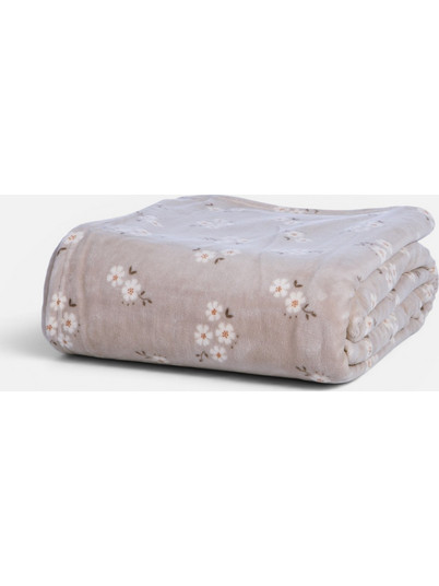 Κουβέρτα Μονή Coral Fleece 160x220 Nef-Nef Homeware Serenity Judith Grey