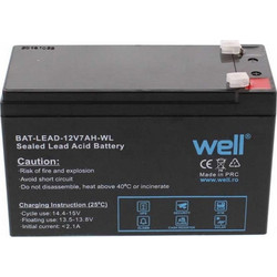 Μπαταρία Μολύβδου 12V 7AH με φαρδύ πόλο BAT-LEAD-12V7AH/T2-WL