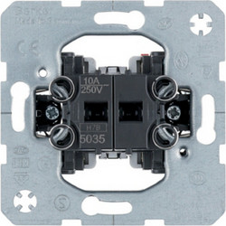 Series push-button 2 NO contacts with common input terminal