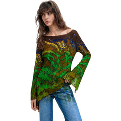 Desigual - Γυναικεία Μπλούζα Forest Monsieur Christian Lacroix 26WWBW01-4105 Πράσινο/Καφέ