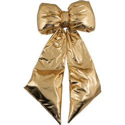 LianosXmas Χρυσός Μεταλλιζέ Χριστουγεννιάτικος Φιόγκος 50 x 15 x 85cm 27330