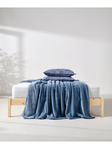 Κουβέρτα Fleece Ημίδιπλη Loft Monica 01 Flannel Kentia (180x220) 1Τεμ