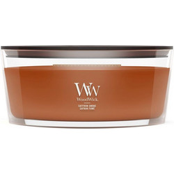 WoodWick Saffron Smoke Wax Candle Ellipse Brown - 1 pc