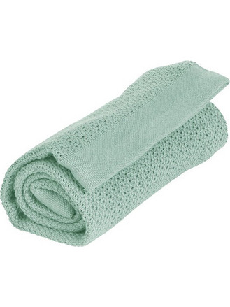 Vinter & Bloom - Filt Soft Grid Blanket ECO - Sage Green
