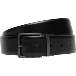 Calvin Klein Square Buckle Ανδρική Ζώνη Μαύρη LV04D7147G-WCA