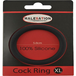 Malesation Cock Ring Extra Large Ελαστικό Δαχτυλίδι Πέους Σιλικόνης Μαύρο