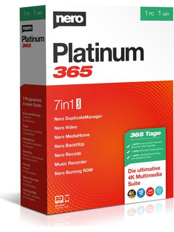 Nero Platinum 365 (1 PC - 1 Year) Ηλεκτρονική Άδεια - άμεση παράδοση σε mail την ίδια ημέρα