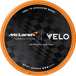 Velo Limited Edition Nicotine Pouches McLaren Spicy Papaya 6mg