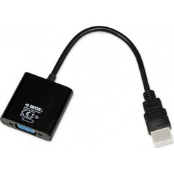 iBox IAHV01 video cable adapter HDMI Type A (Standard) VGA (D-Sub) Black IAHV01