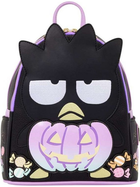 Loungefly Sanrio Badtz-Maru Pumpkin Mini Σακίδιο Πλάτης Μαύρο