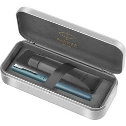 PARKER VECTOR XL TEAL ROLLERBALL + PEN POUCH