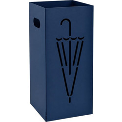 Ομπρελοθήκη Τετράγωνη - Matt Navy Blue, Pam & Co, W22 x D22 x H50 (cm) 26-203