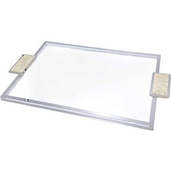 Δίσκος Plexiglass με Ασημί και Φίλντισι Χερούλια