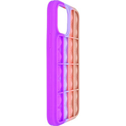 Ancus Pop It Back Cover Purple / Lilac / Pink / Beige (iPhone 13 Pro Max)