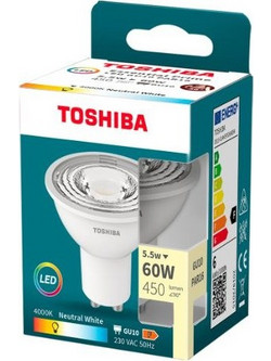 TOSHIBA LED ESSENTIAL PRIME GU10 5.5W 36D 4000K