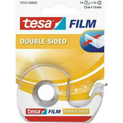 Tesa Βάση με Σελοτέιπ 12mm x 7.5m Διάφανο 57912-00000-03