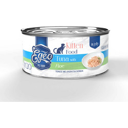 Egeo Pet Food Kitten Grain Free with Tuna & Aloe in Jelly 85gr