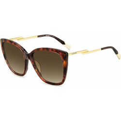 Missoni MIS0123GS Gold Γυναικεία Γυαλιά Ηλίου Πεταλούδα Κοκάλινα Μεταλλικά Χρυσά με Καφέ Degradee Φακό