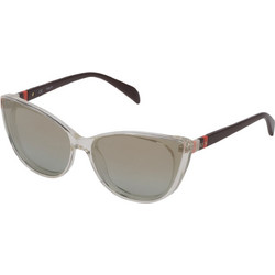 Tous STOA63 C61G Γυναικεία Γυαλιά Ηλίου Cat Eye Κοκάλινα Καφέ Διαφανή με Μαύρο Φακό