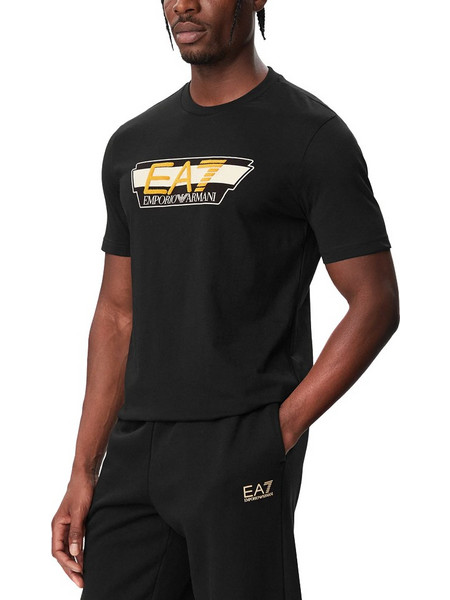 EA7 EMPORIO ARMANI MEN T-SHIRT REGULAR LOGO PRINT