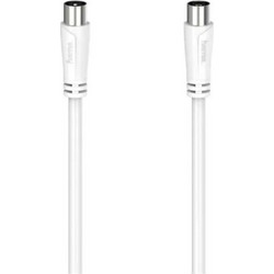 Hama Καλώδιο Κεραίας Coax Male to Coax Female 1.5m White 205045