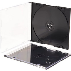 CD Slimcase for 1 Disc with black tray