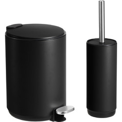 Σετ μπάνιου 2τμχ ELEGANT σε χρώμα μαύρο 5L