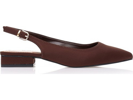 Γόβες καφέ slingback