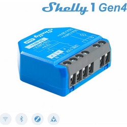 Shelly 1 Gen4 Smart Switch 1 Καναλιού Wi-Fi, Bluetooth, ZigBee & RF 10A (με Ουδέτερο)